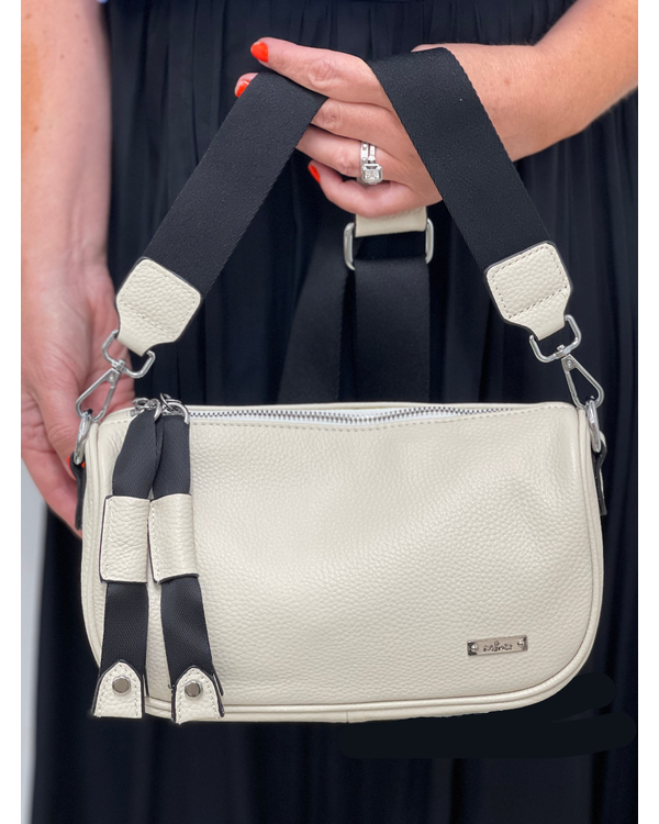 MINX DOUBLE TAB CROSS BODY BAG
