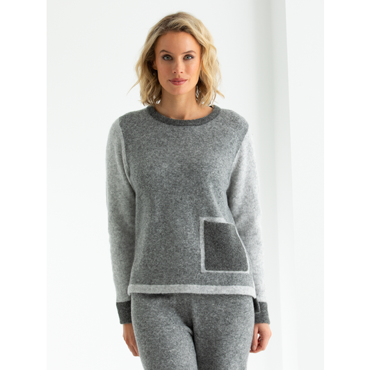 MARCO POLO PATCH POCKET SWEATER