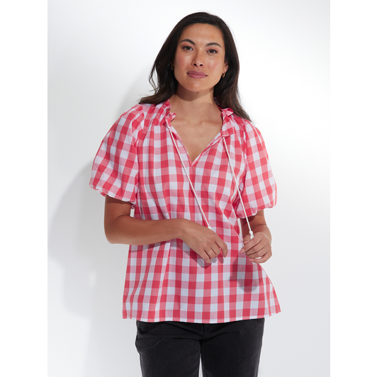 MARCO POLO GINGHAM TOP
