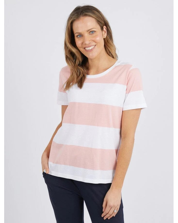 ELM BLOCK STRIPE TEE