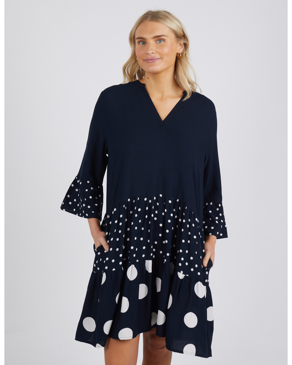 ELM POPPY TIERED DRESS