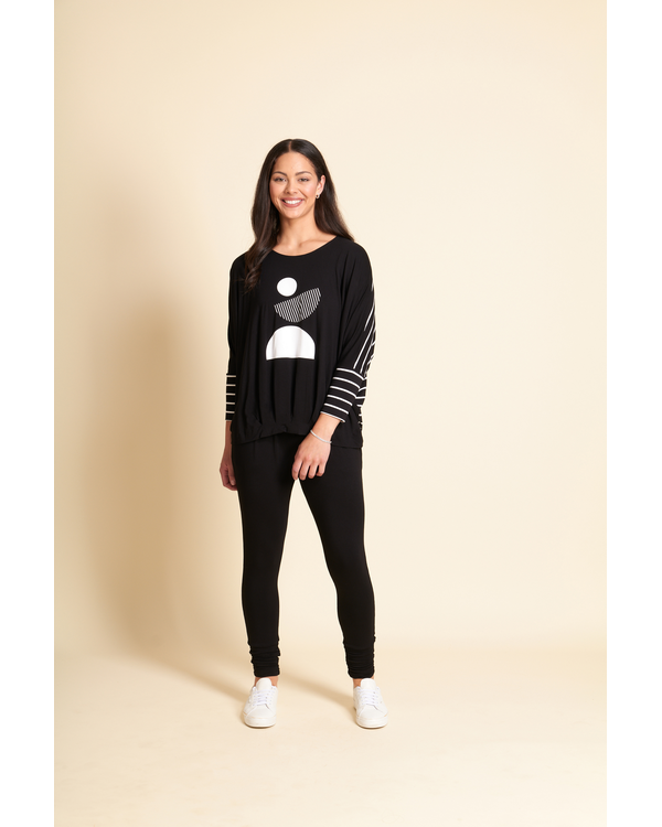 FOIL BATWING TOP