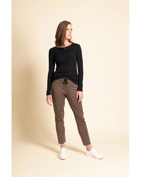 FOIL PULL ON PANT