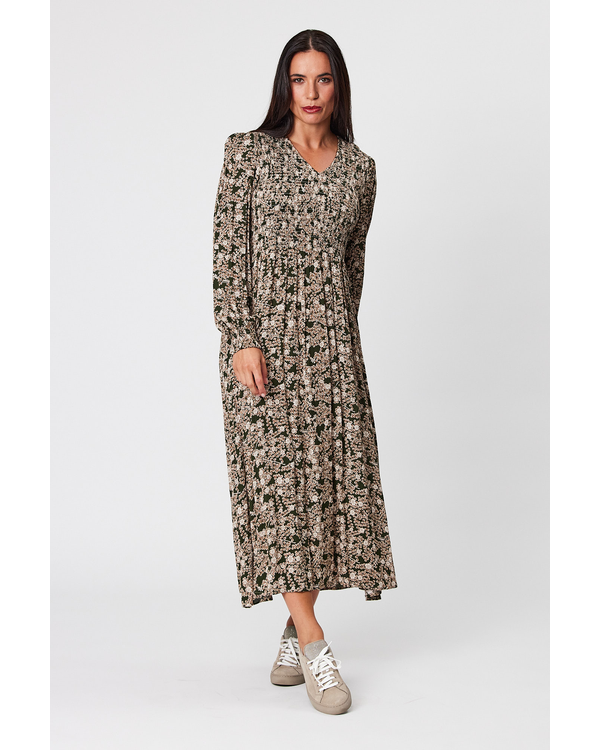 BLACKSTONE SHIRRED DRESS