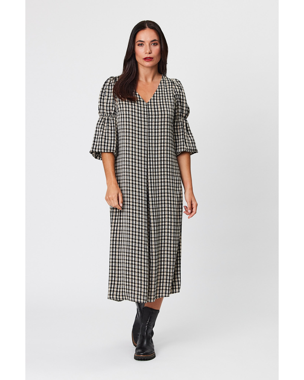 BLACKSTONE PUFF SLEEVE DRESS