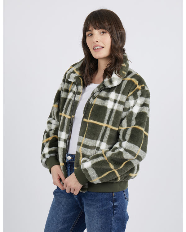 FOXWOOD IVY CHECK BOMBER