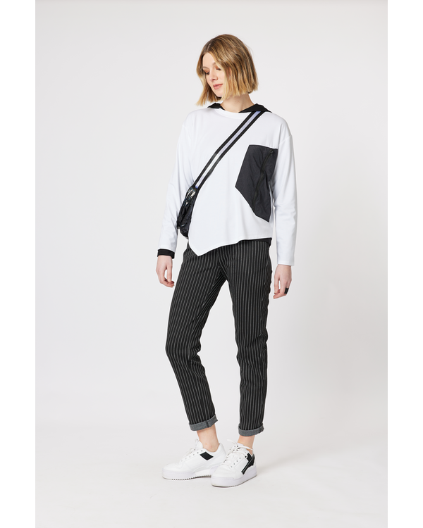 CLARITY ZIP DETAIL TOP