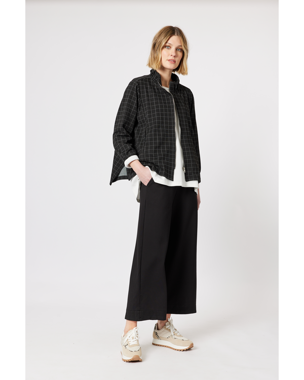 CLARITY DERBY CHECK ZIP JACKET