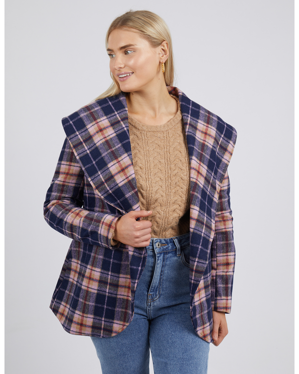 ELM REILLY CHECK COAT