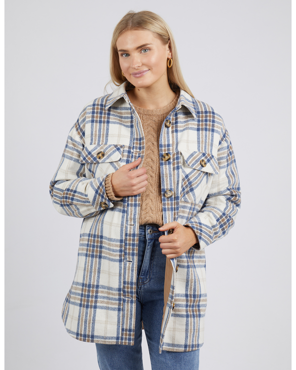 ELM SIGRID CHECK SHACKET