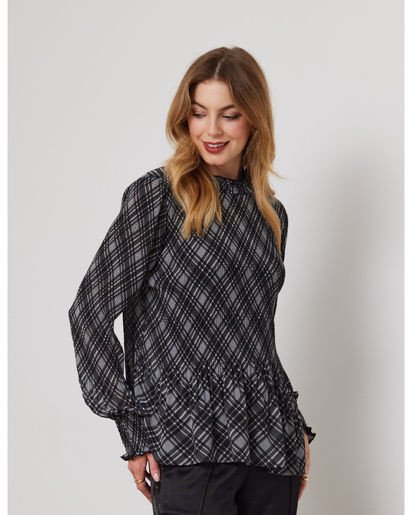 DUO MELINE PLEAT TOP
