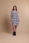 FOIL TUNIC DRESS