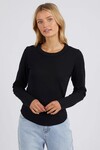 FOXWOOD SCOOP RIB TEE