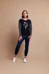 FOIL DROP SHOULDER TOP
