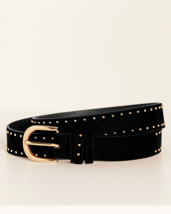 SASS ROSETTE STUD BELT