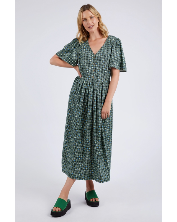 ELM TILE GEO DRESS