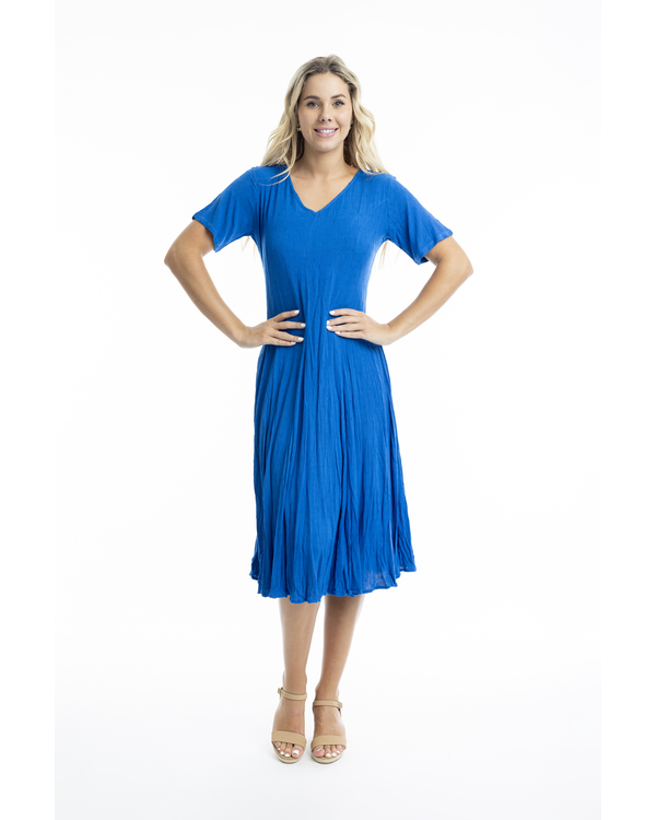 ORIENTIQUE DOBBY DRESS