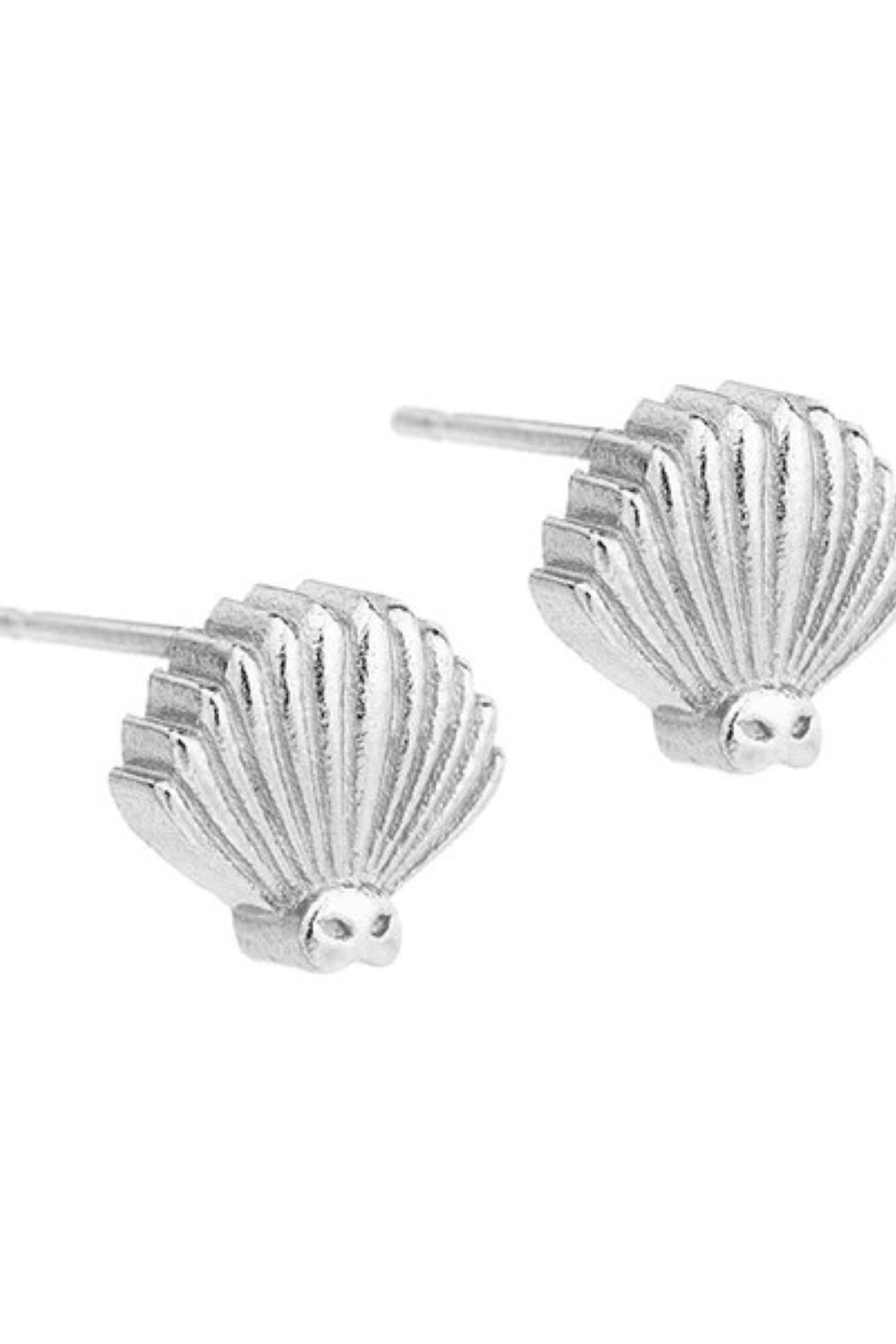 Little Taonga - Silver Piwakawaka Studs Little Taonga - Silver Piwakawaka Studs
