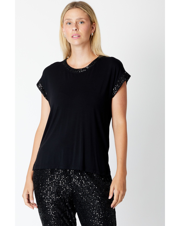 LUNA SKY SEQUIN TOP
