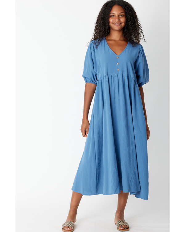 LUNA SKY BILLOW SLEEVE DRESS
