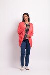 FOIL OPEN FRONT CARDI