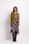 FOIL OPEN FRONT CARDI