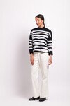 FOIL ZIP CODE SWEATER