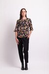 FOIL SCOOP HEM TOP