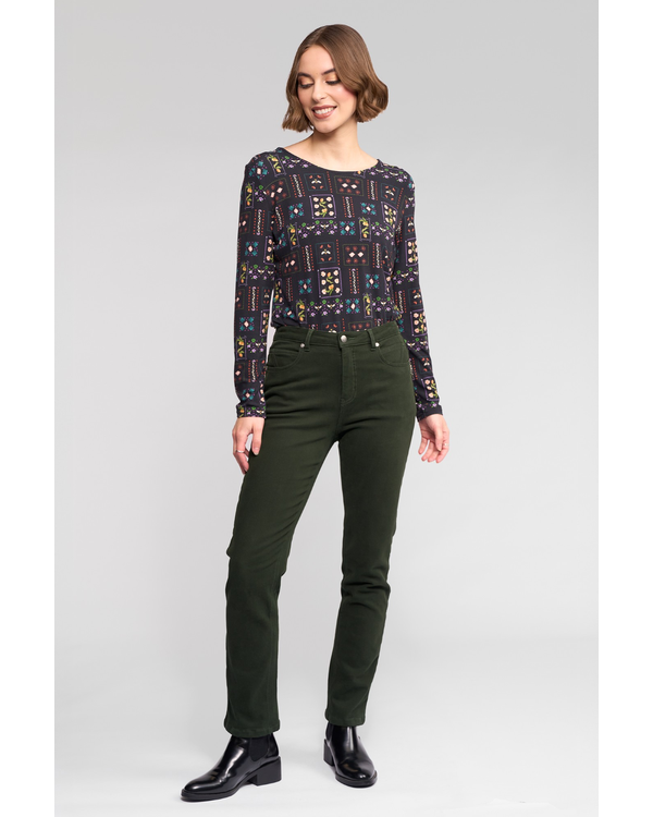 VASSALLI SLIM LEG KNIT JEAN