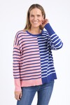 ELM LOUSIE SPLICED KNIT