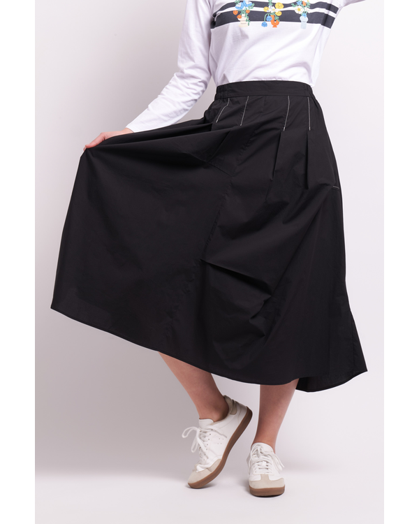FOIL PULL ON SKIRT