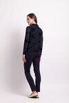 FOIL LONG SLEEVE TOP