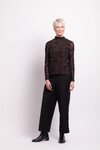 FOIL LONG SLEEVE TOP