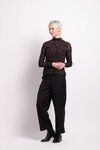 FOIL LONG SLEEVE TOP