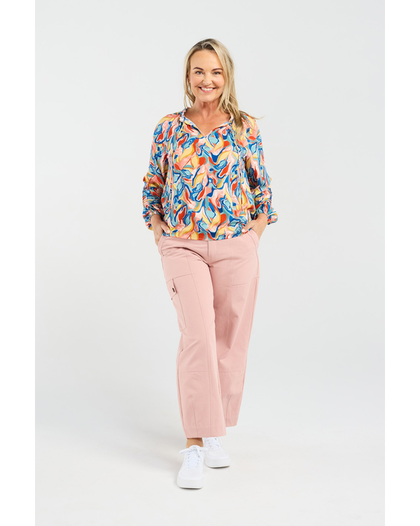 BLACKSTONE VALERIE FRILL TOP