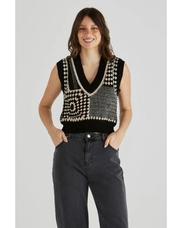SASS ERIKA CROCHET VEST