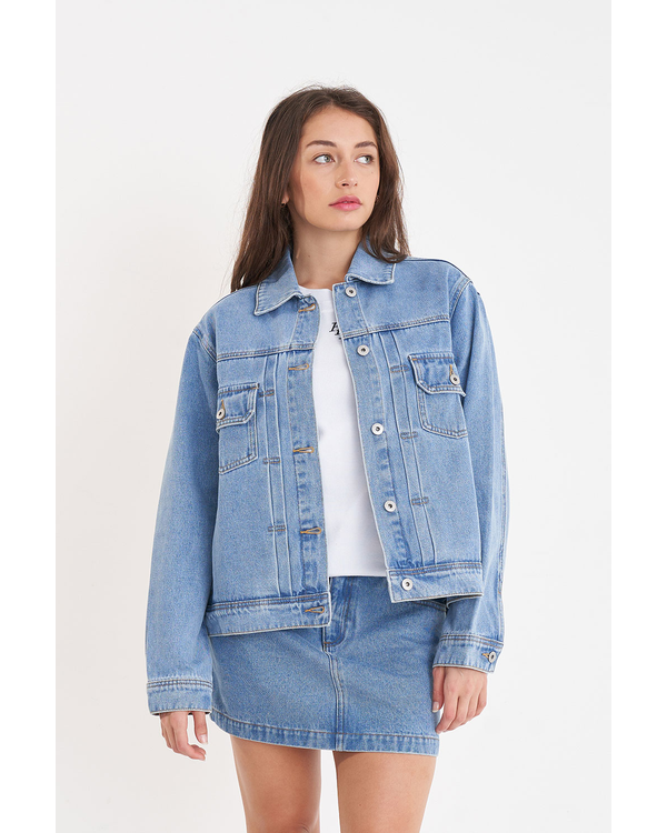 HUFFER BOXY DENIM JACKET