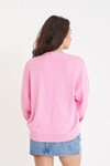 HUFFER GIRLFRIEND INTARSIA KNIT CREW