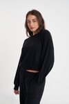 HUFFER MERINO CROP KNIT