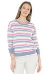 JUMP PASTEL STRIPE PULLOVER