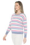 JUMP PASTEL STRIPE PULLOVER