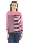 JUMP MIXED STRIPE PULLOVER