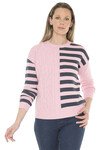 JUMP CABLE STRIPE PULLOVER