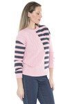 JUMP CABLE STRIPE PULLOVER