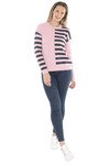 JUMP CABLE STRIPE PULLOVER