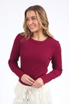 FOXWOOD SCOOP RIB TEE