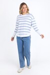 FOXWOOD FARRAH STRIPE L/S TEE