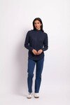 FOIL CABLE KNIT JUMPER