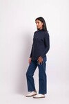 FOIL CABLE KNIT JUMPER