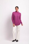 FOIL CABLE KNIT JUMPER